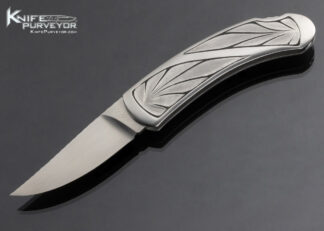 Doug Casteel Custom Knife Sole Authorship Engraved Lockback 14914