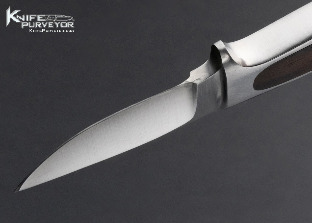 Dr. Fred Carter Custom Knife Cast 440C Integral Desert Ironwood Drop Point Hunter - Image 7