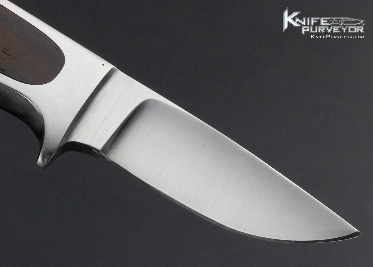 Dr. Fred Carter Custom Knife Cast 440C Integral Desert Ironwood Drop Point Hunter - Image 4