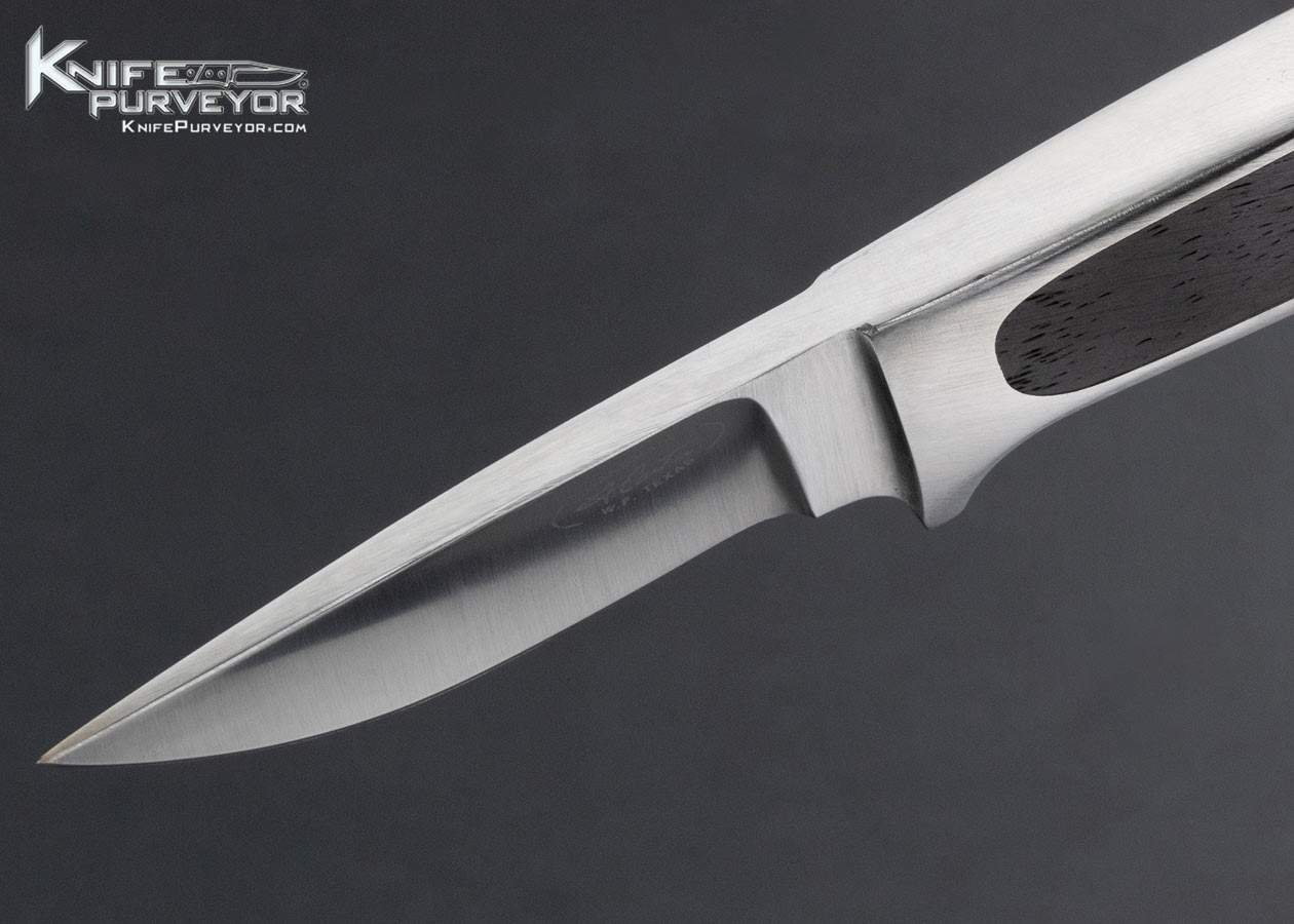 Dr. Fred Carter Custom Knife Cast 440C Integral Desert Ironwood Drop Point Hunter - Image 6