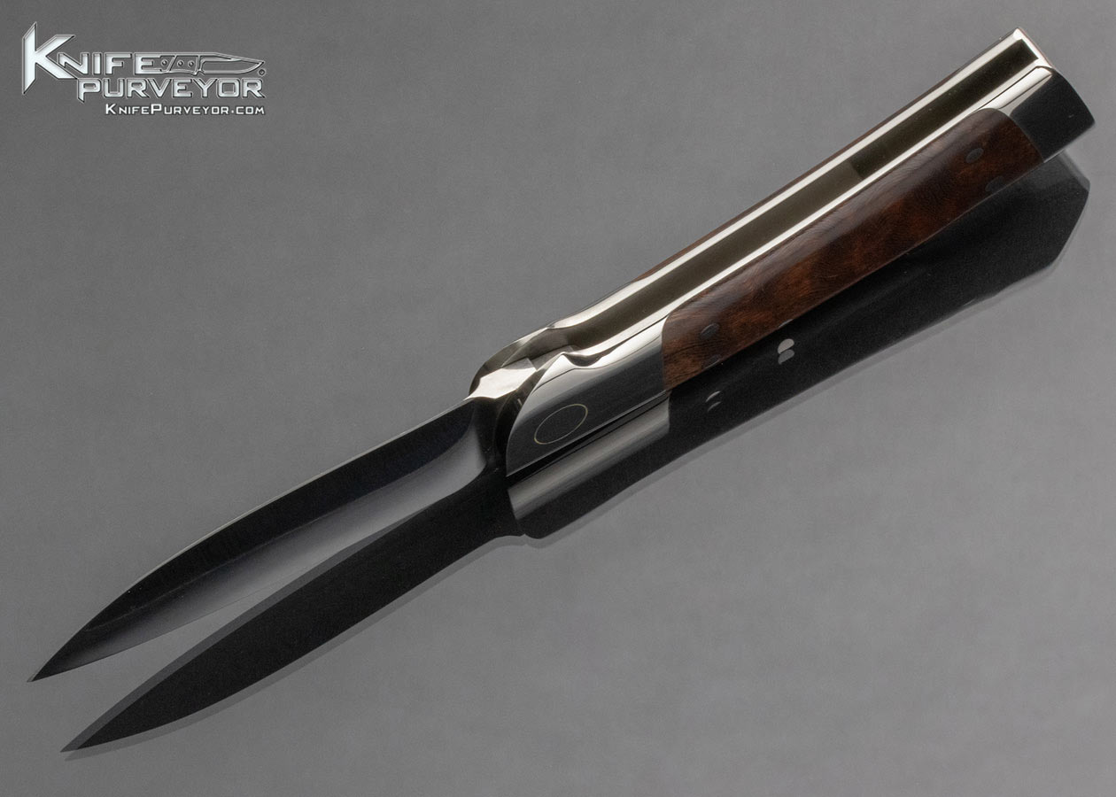 T.M. Dowell Custom Knife Desert Ironwood Lockback 14855