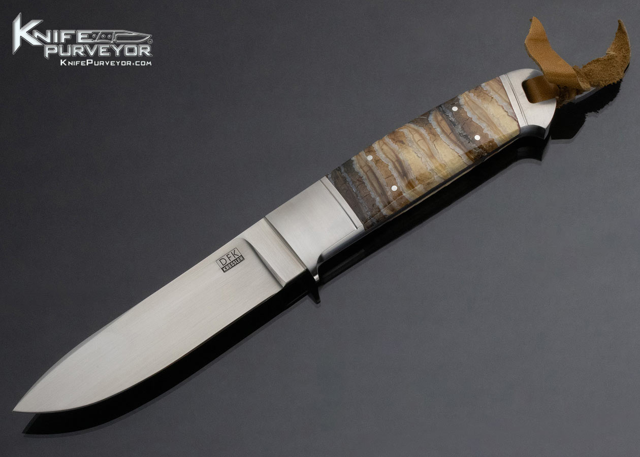 Dietmar Kressler Custom Knife 35th Anniversary Mammoth Tooth Integral 14950
