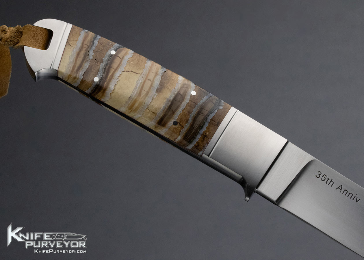 Dietmar Kressler Custom Knife 35th Anniversary Mammoth Tooth Integral - Image 4