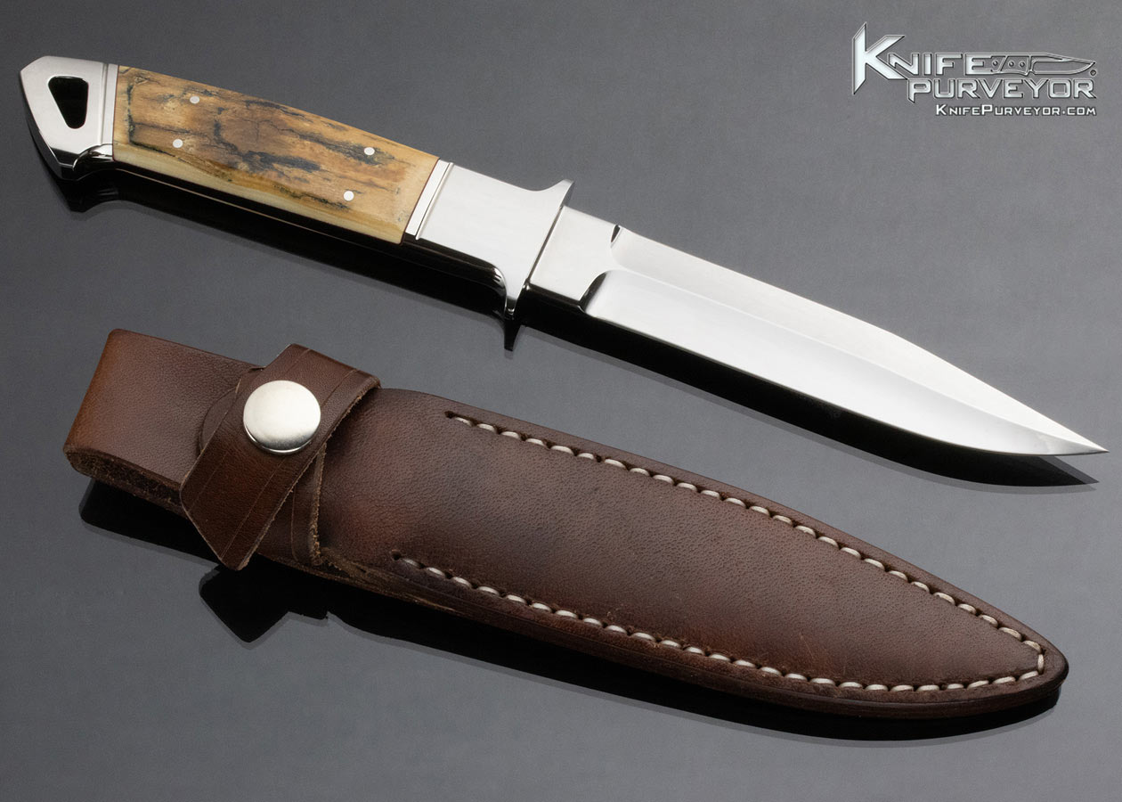 Dietmar Kressler Custom Knife Mammoth Integral Fighter 14956
