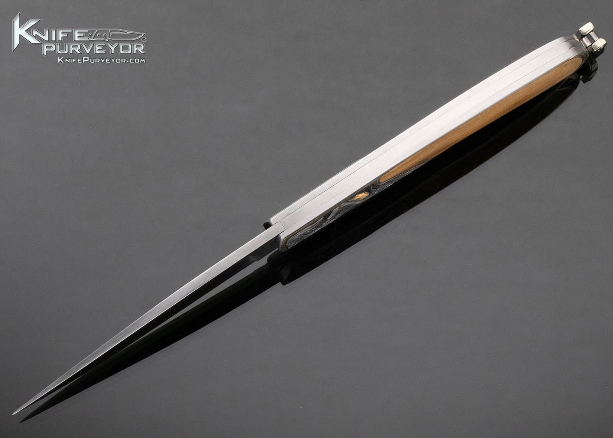 Bailey Bradshaw Custom Knife Sole Authorship Engraved Mammoth Interframe Bale Lock - Image 5