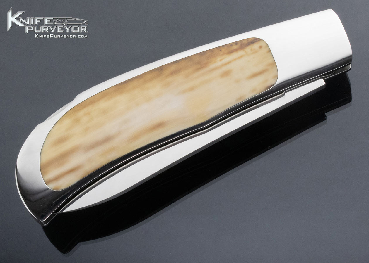 George Herron Custom Knife Mammoth Interframe Lockback Folder #188 (Featured in a Video) - Image 3