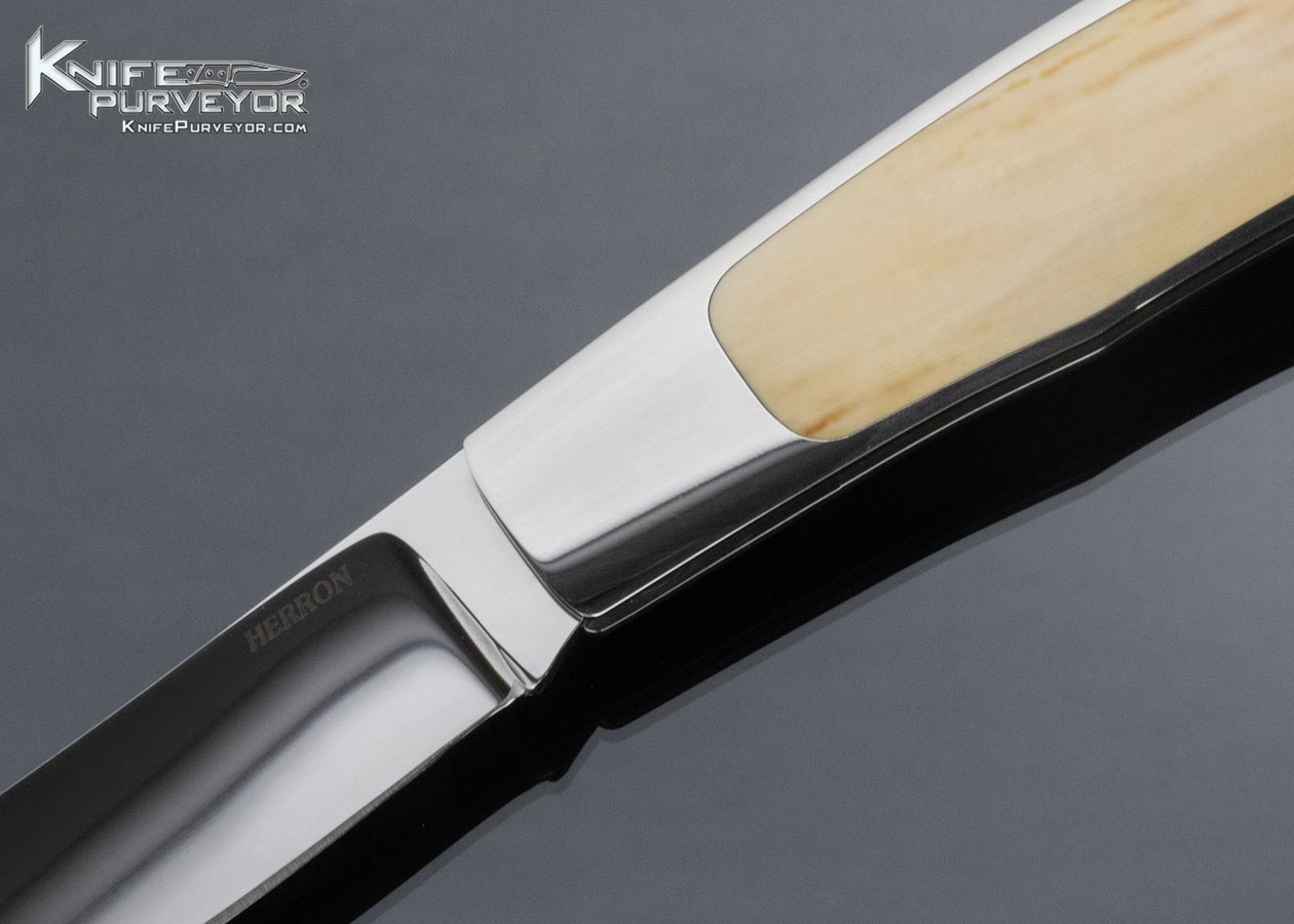 George Herron Custom Knife Mammoth Interframe Lockback Folder #188 (Featured in a Video) - Image 2