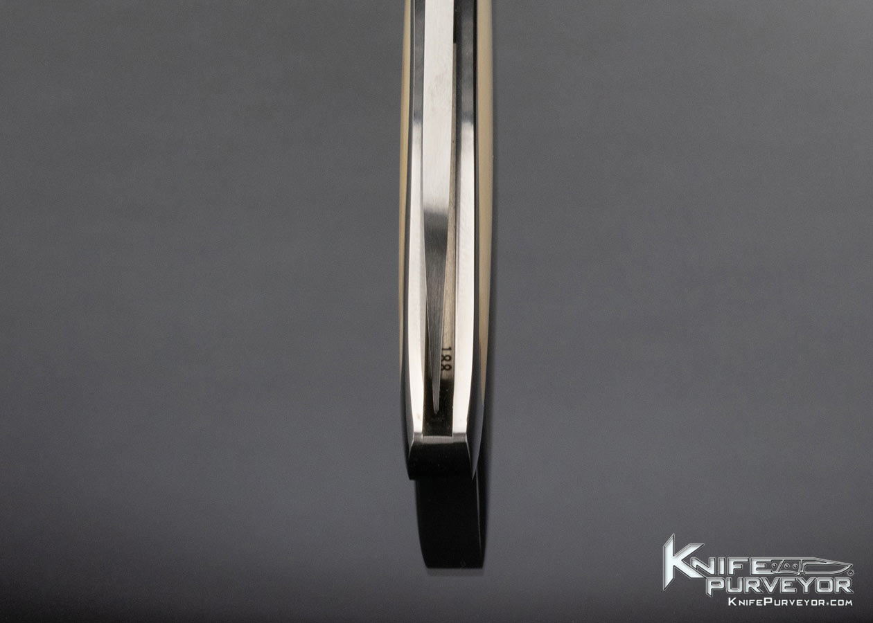 George Herron Custom Knife Mammoth Interframe Lockback Folder #188 (Featured in a Video) - Image 7