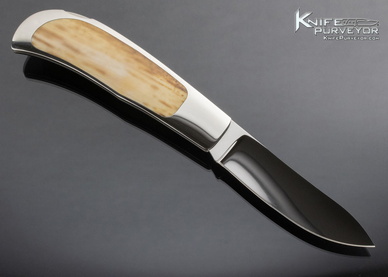 George Herron Custom Knife Mammoth Interframe Lockback Folder #188 (Featured in a Video) - Image 4