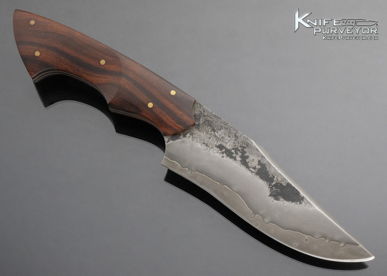 Maximiliano Pescie Custom Knife San Mai and Desert Ironwood Brut de Forge - Image 3