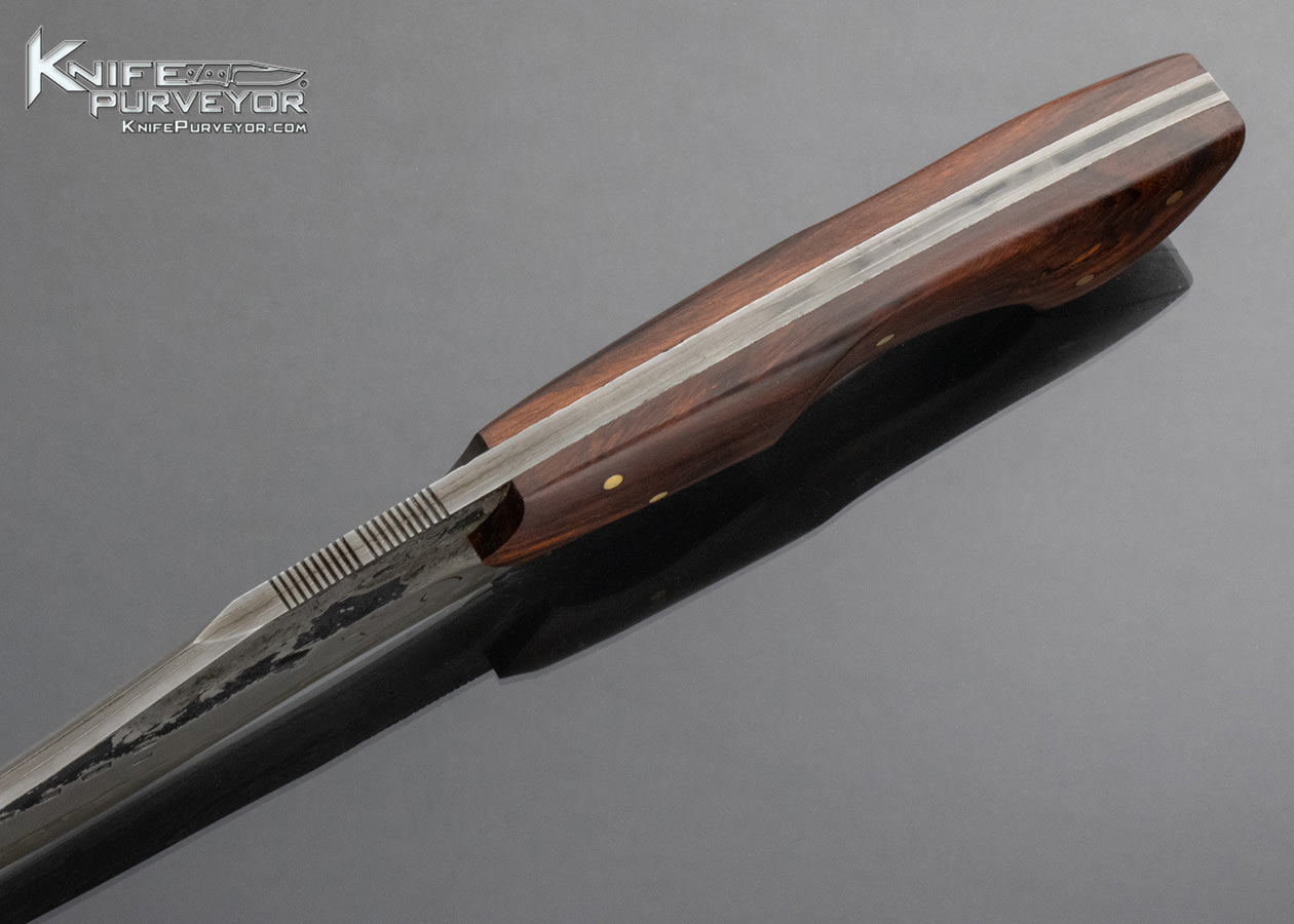 Maximiliano Pescie Custom Knife San Mai and Desert Ironwood Brut de Forge - Image 4