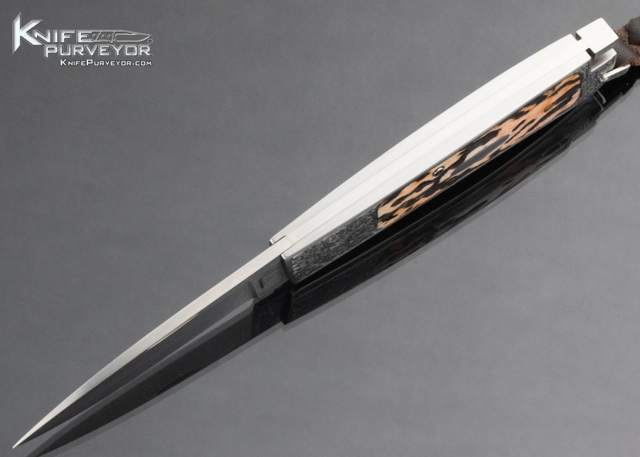 Paul Chen's Prototype Made For Ron Lake's Approval to Do Their First Collaboration Production Knife Series Engraved by Simon Lytton - Image 5