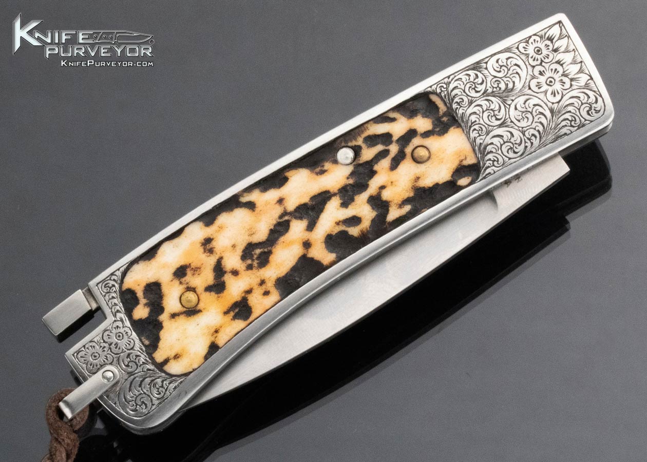 Paul Chen's Prototype Made For Ron Lake's Approval to Do Their First Collaboration Production Knife Series Engraved by Simon Lytton - Image 3