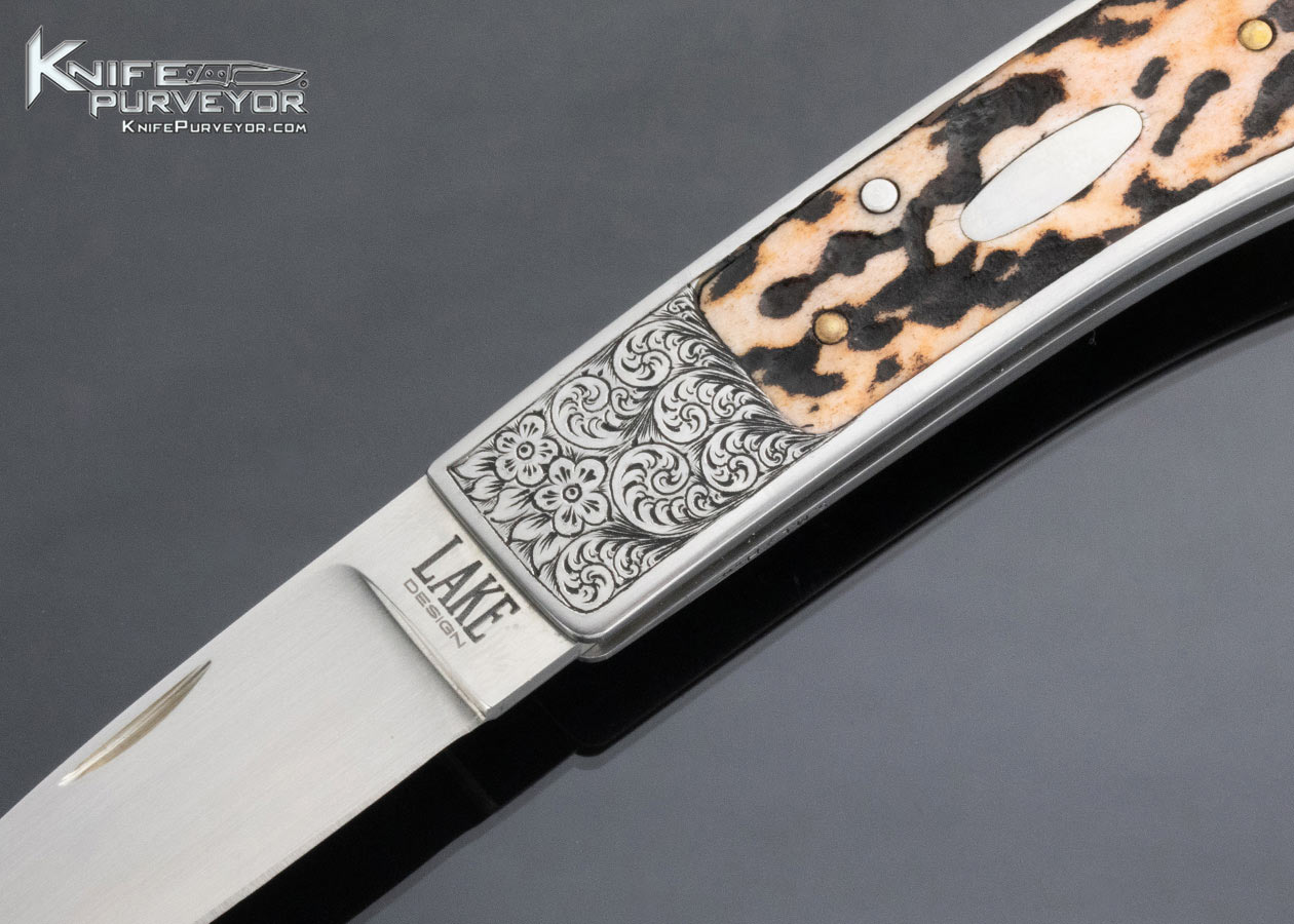 Paul Chen's Prototype Made For Ron Lake's Approval to Do Their First Collaboration Production Knife Series Engraved by Simon Lytton - Image 2