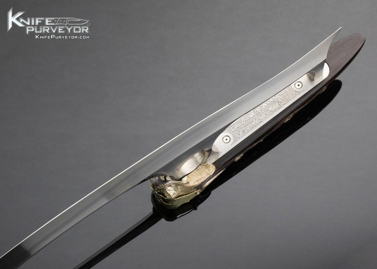 Jim Sornberger Custom Knife "We Band of Brothers" Rosewood 1999 Fantasy Fighting Dagger 15066