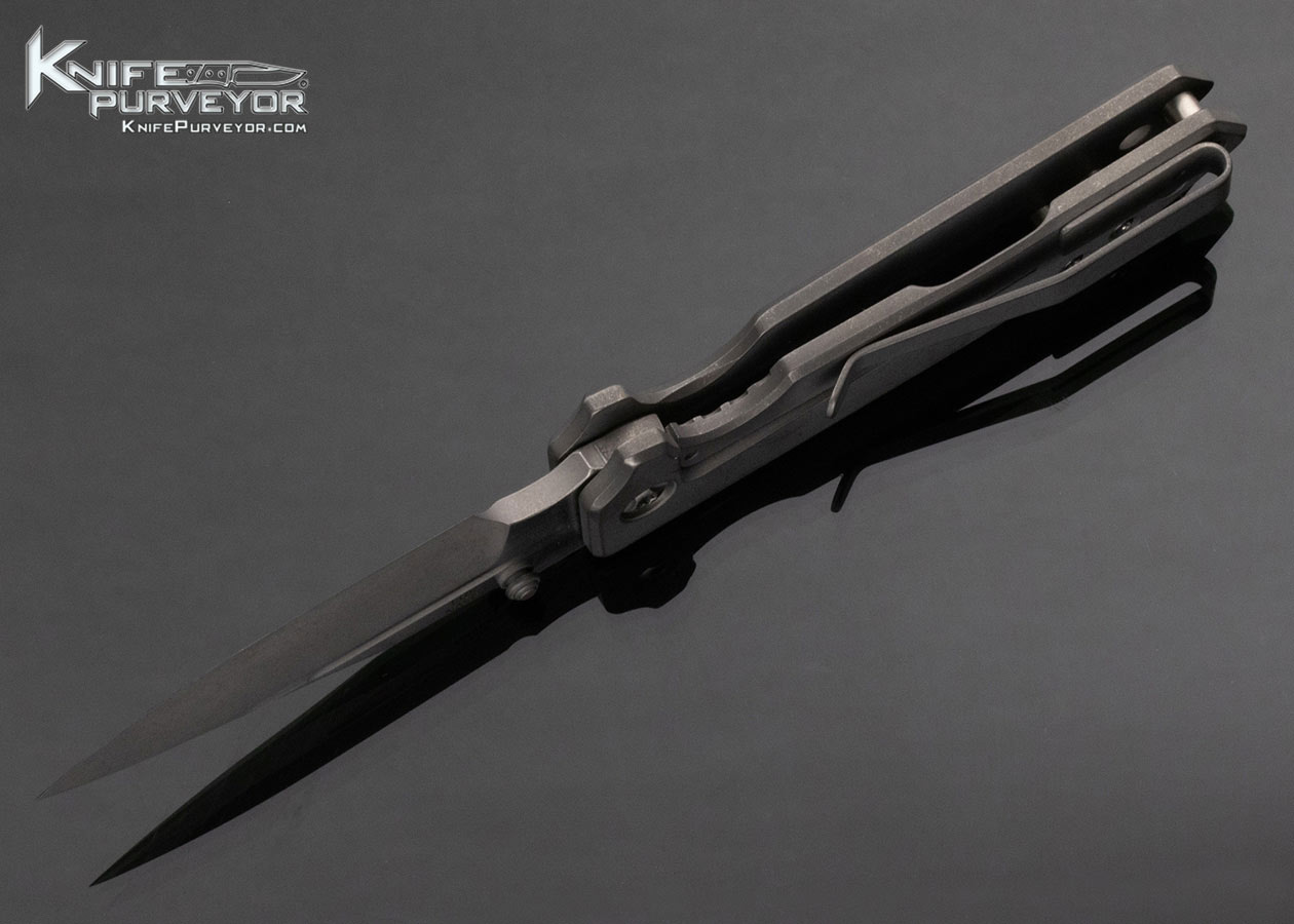 Brian Fellhoelter Custom Knife Titanium TAD Gear Dauntless Framelock - Image 6