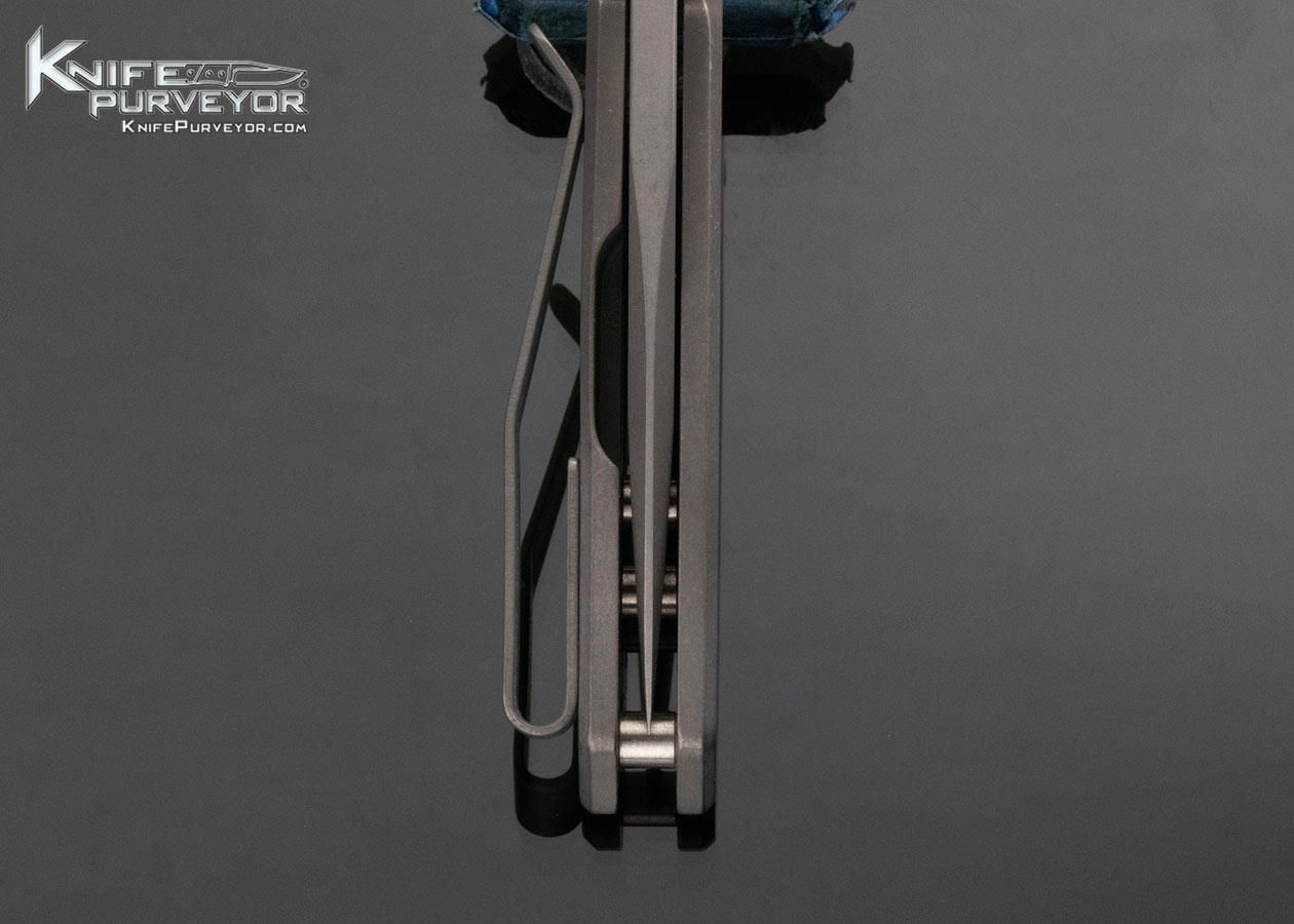 Brian Fellhoelter Custom Knife Titanium TAD Gear Dauntless Framelock - Image 7