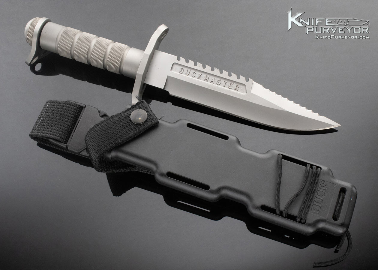 Buck Buckmaster 184 Survival Knife with Sheath Circa 1987- 1997