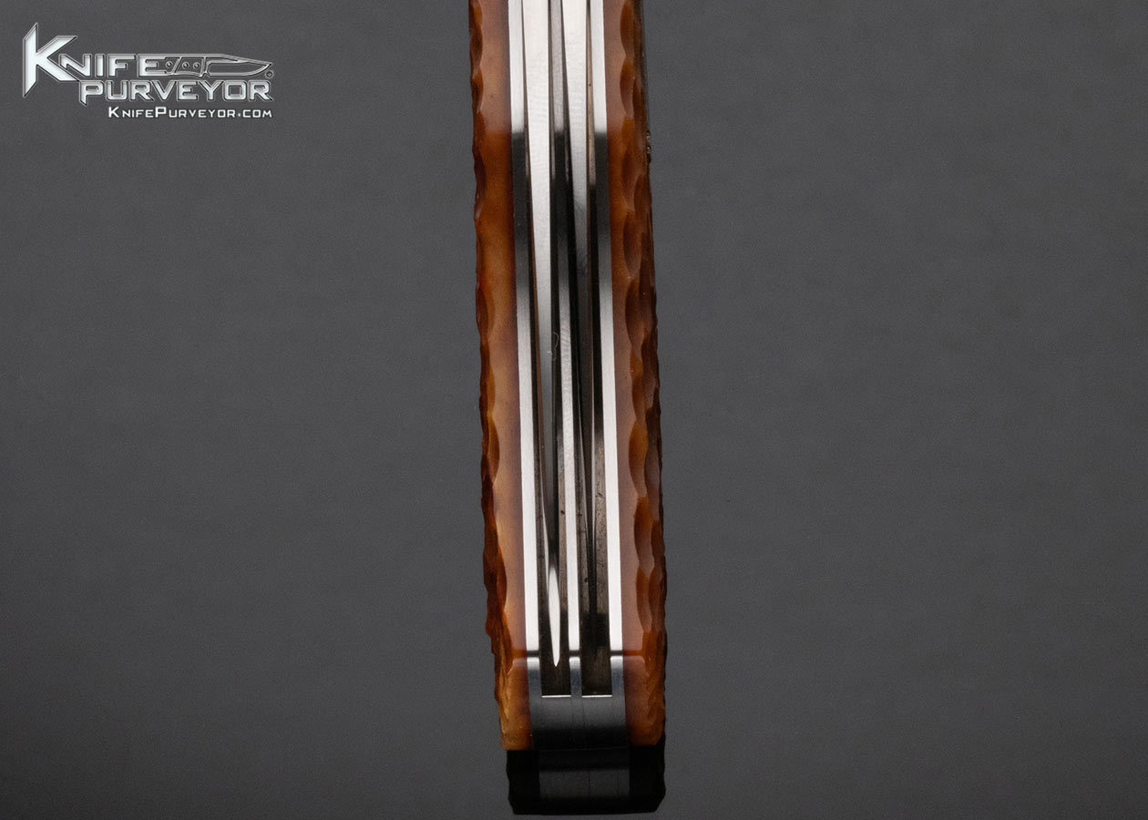 Enrique Pena Custom Knife Remington Bullet Two Blade Remington 1123 Trapper with Jigged Bone Slipjoint - Image 7