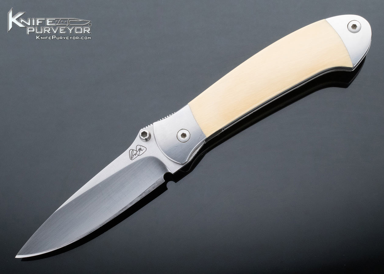 Mike Irie Barry Wood Collaboration Custom Knife Mammoth Linerlock 15151