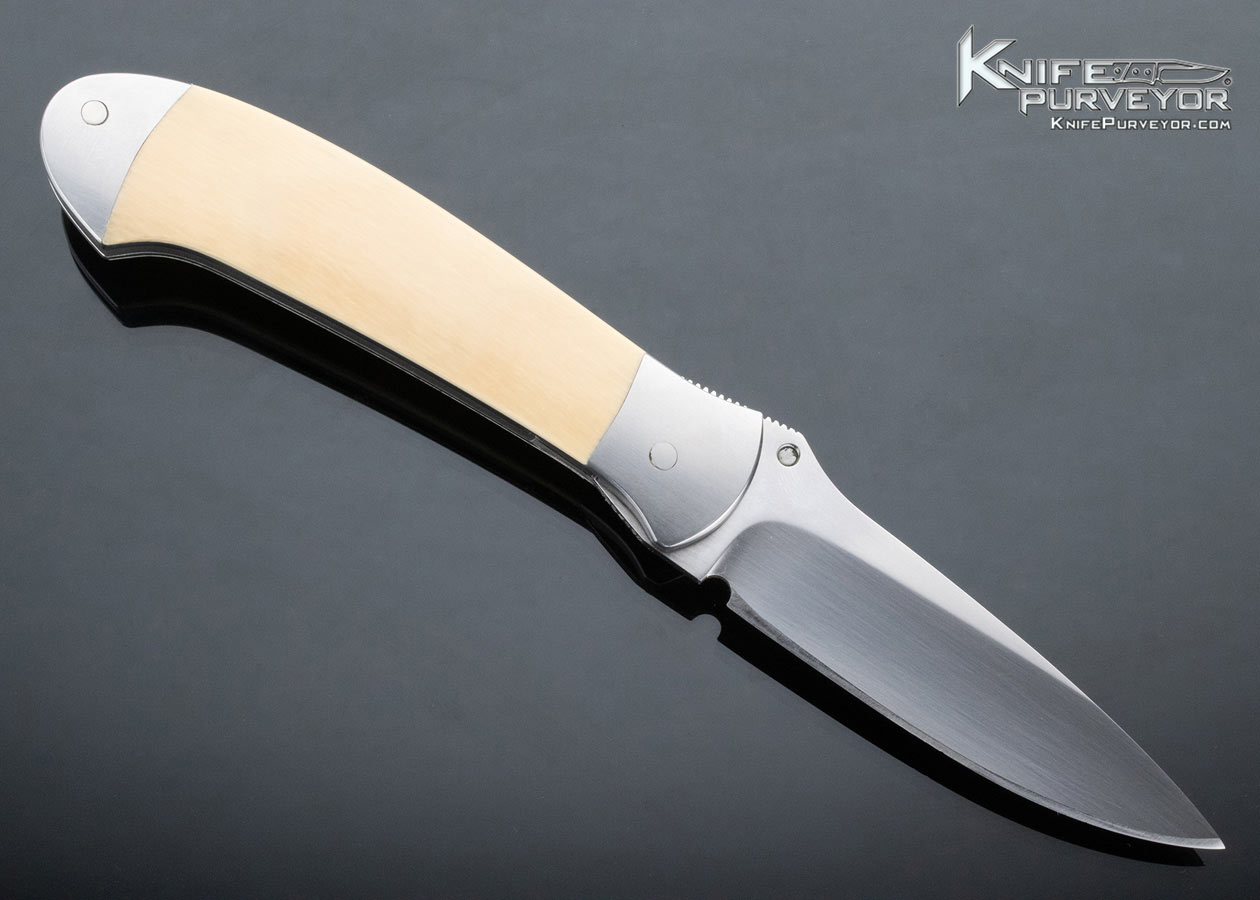 Mike Irie Barry Wood Collaboration Custom Knife Mammoth Linerlock - Image 3