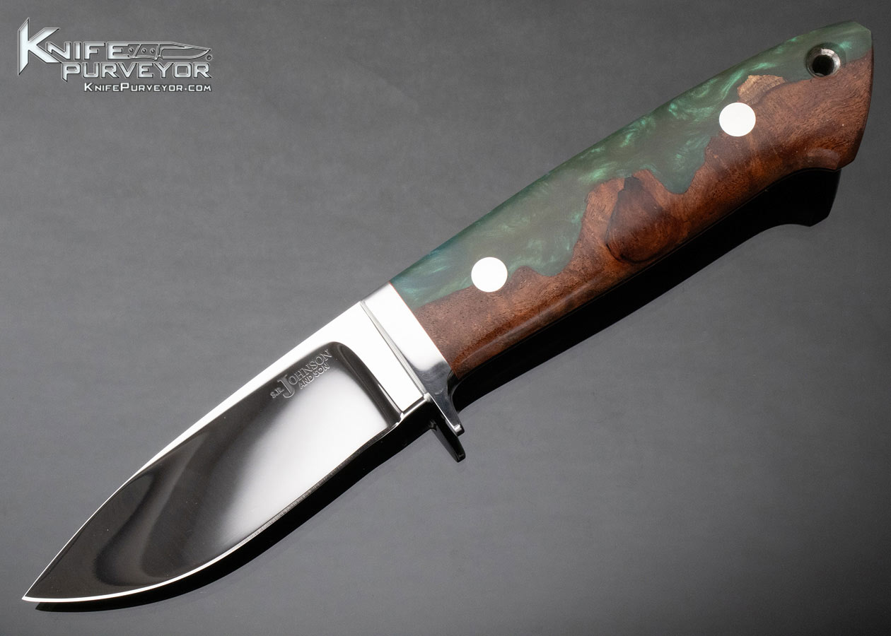 Steve Johnson and Son Custom Knife Drop Point Hunter 15137