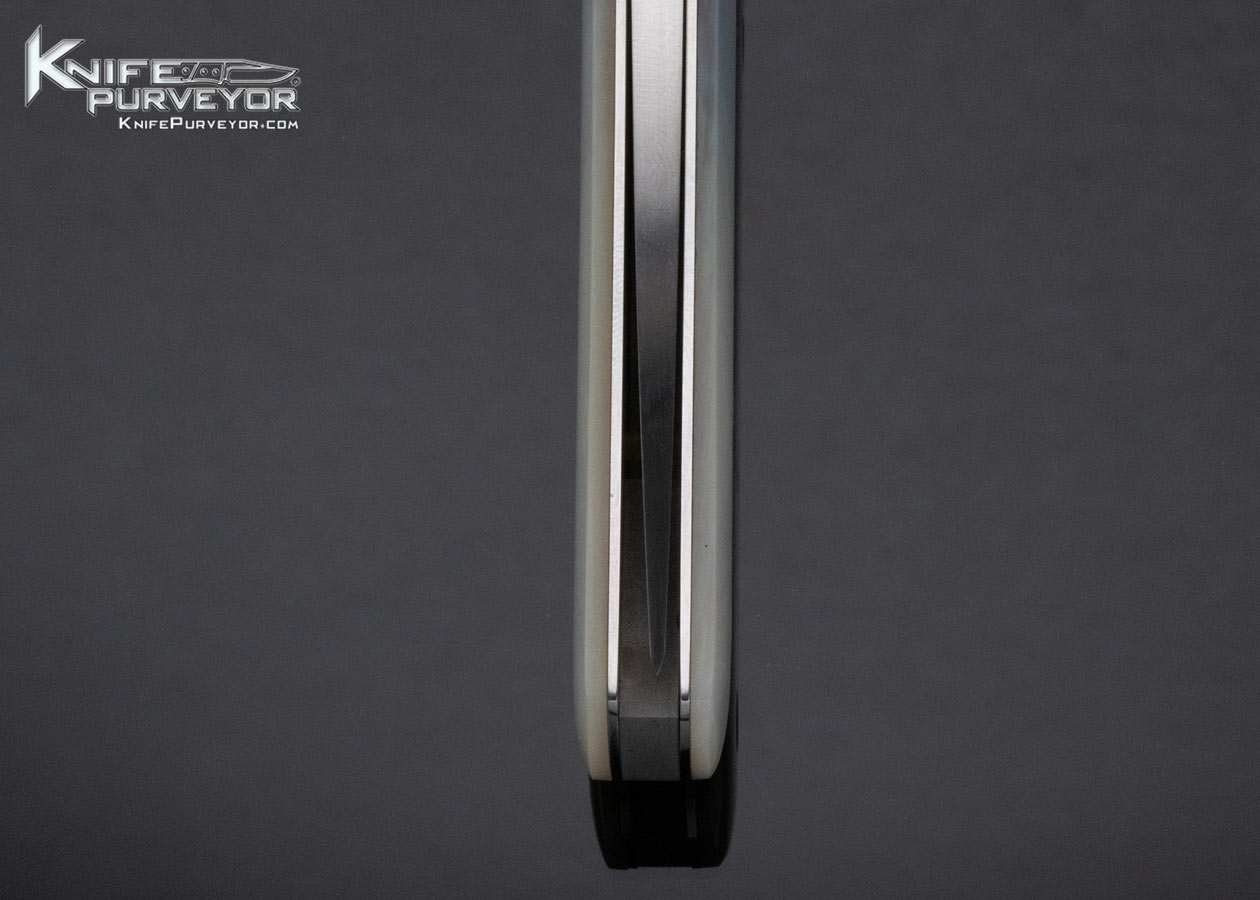 Paul Fox Custom Knife Mother of Pearl Toggle Lock - Image 7