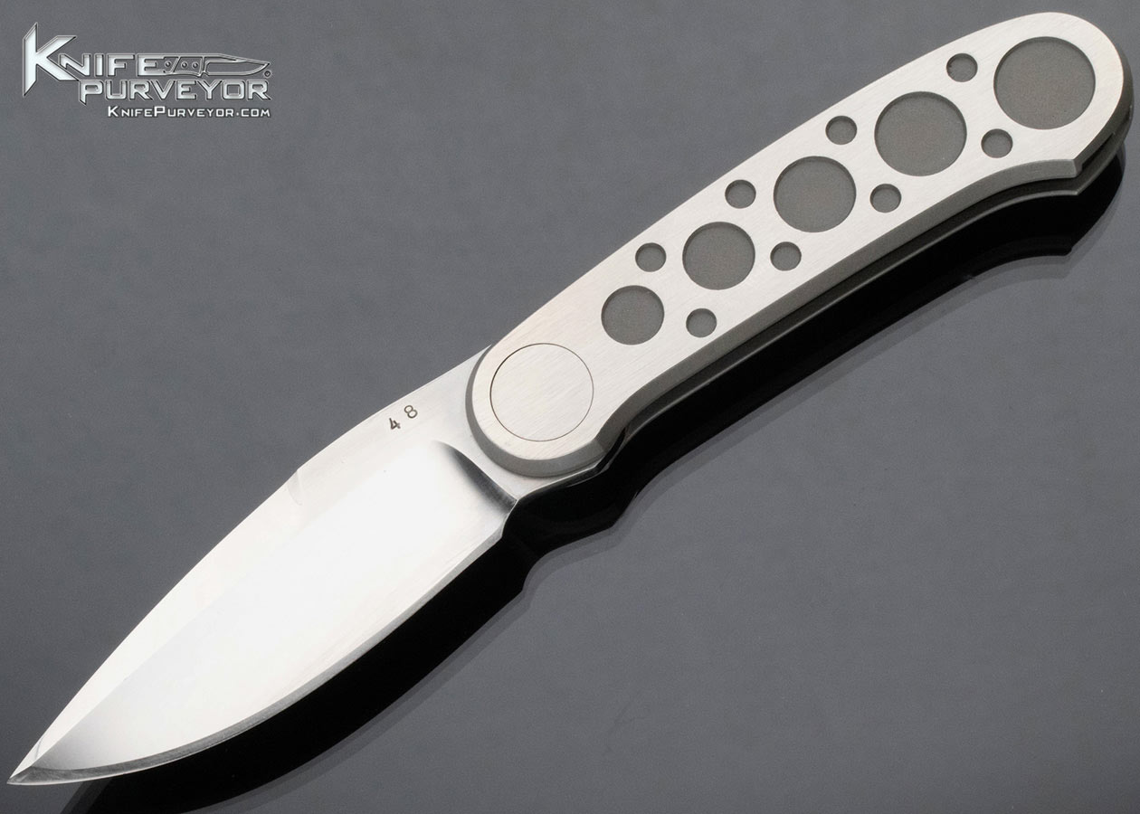 Barry Wood Custom Knife Funny Folder #48 15330