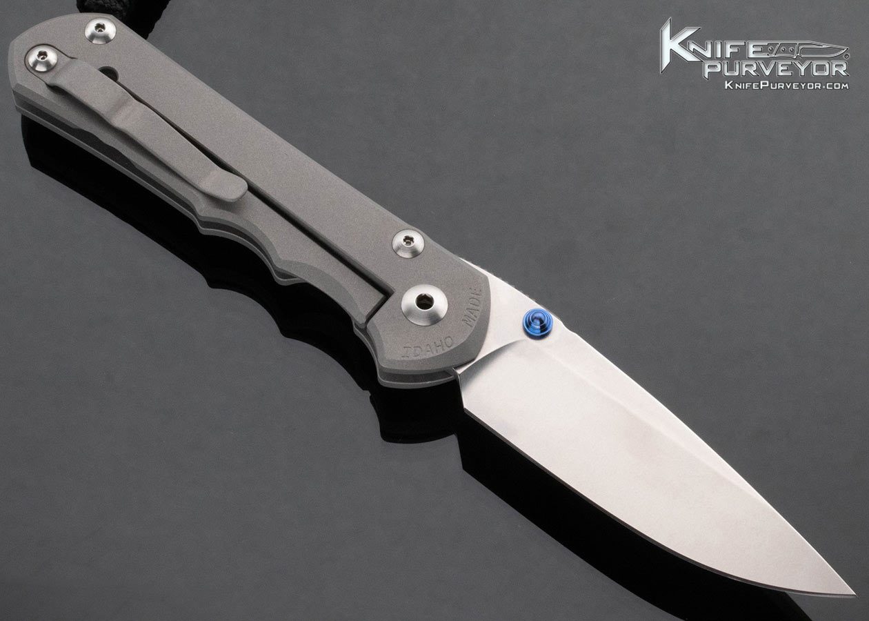 Chris Reeve Custom Knife 25th Anniversary Titanium Sebenza 25 Frame Lock - Image 3