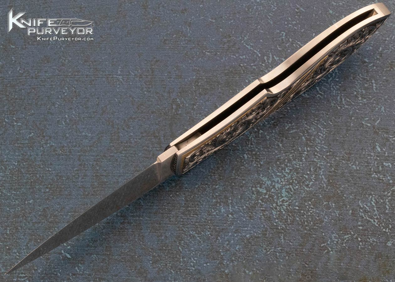 Dr. Fred Carter Custom Knife Sole Authorship Engraved Lockback with 24Kt Gold Inlays - Image 6