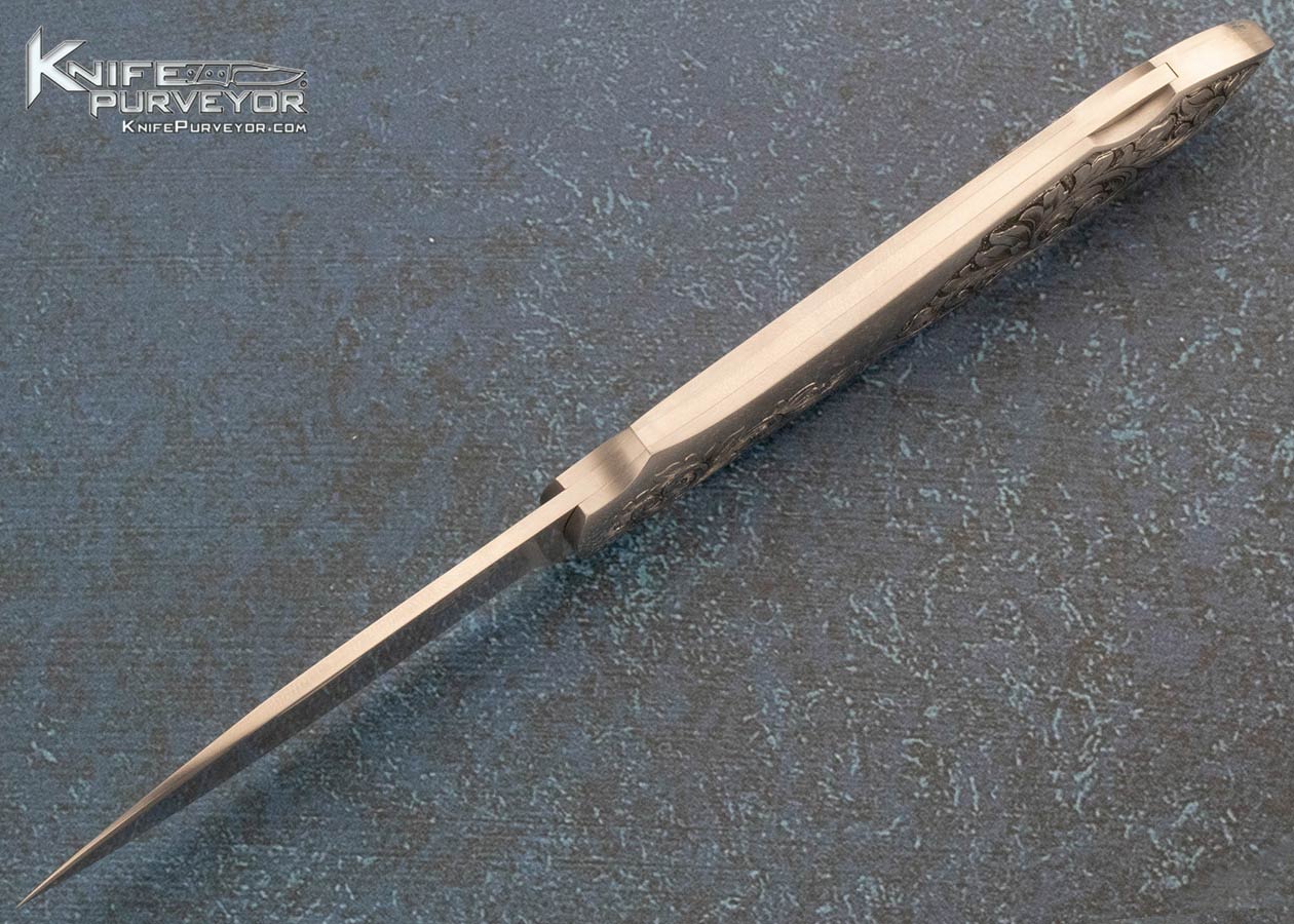 Dr. Fred Carter Custom Knife Sole Authorship Engraved "Tear Drop" Lockback - Image 6