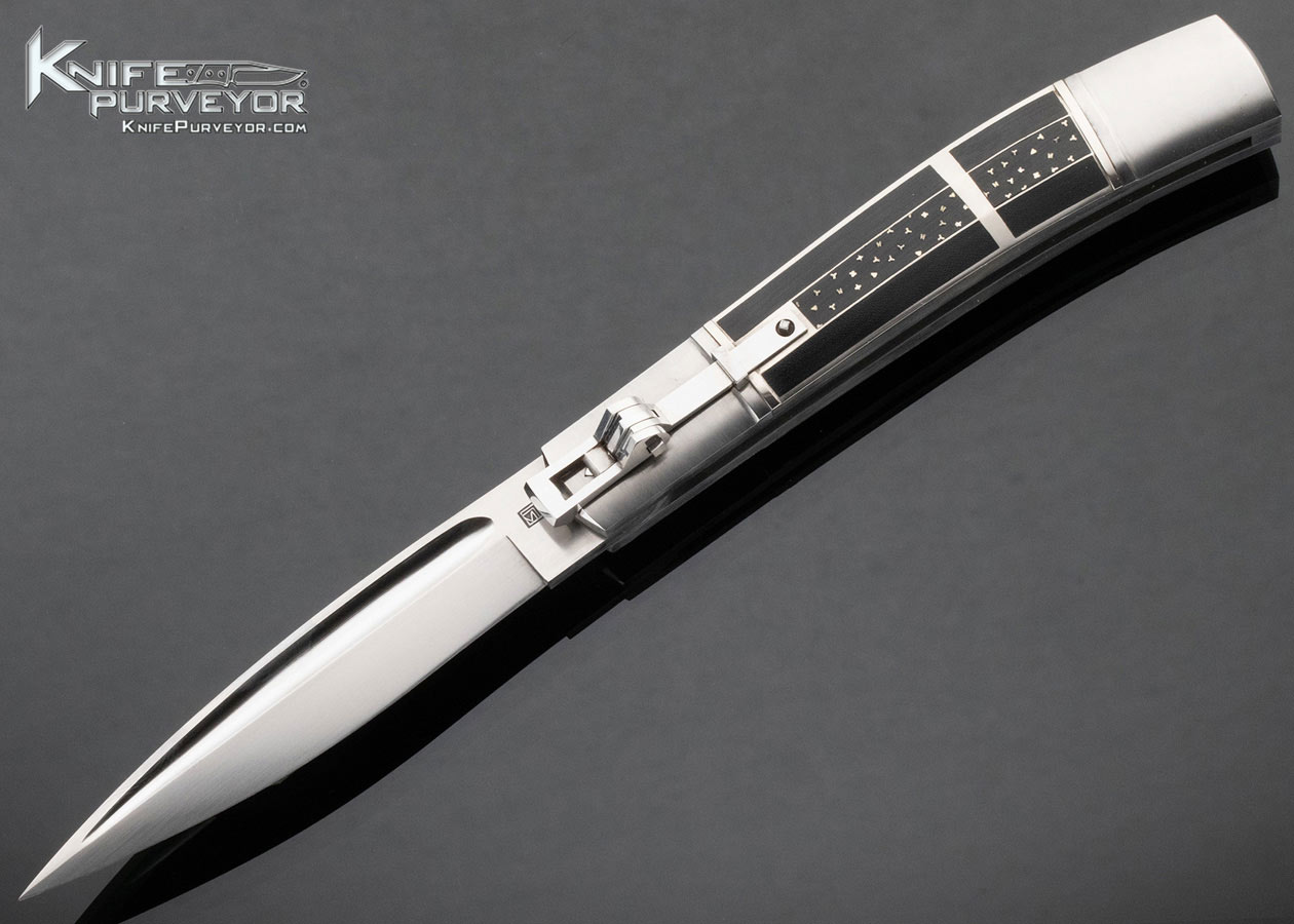 Jurgen-Steinau-Custom-Knife-Bakelite-Interframe-Automatic-Circa-1993-1994
