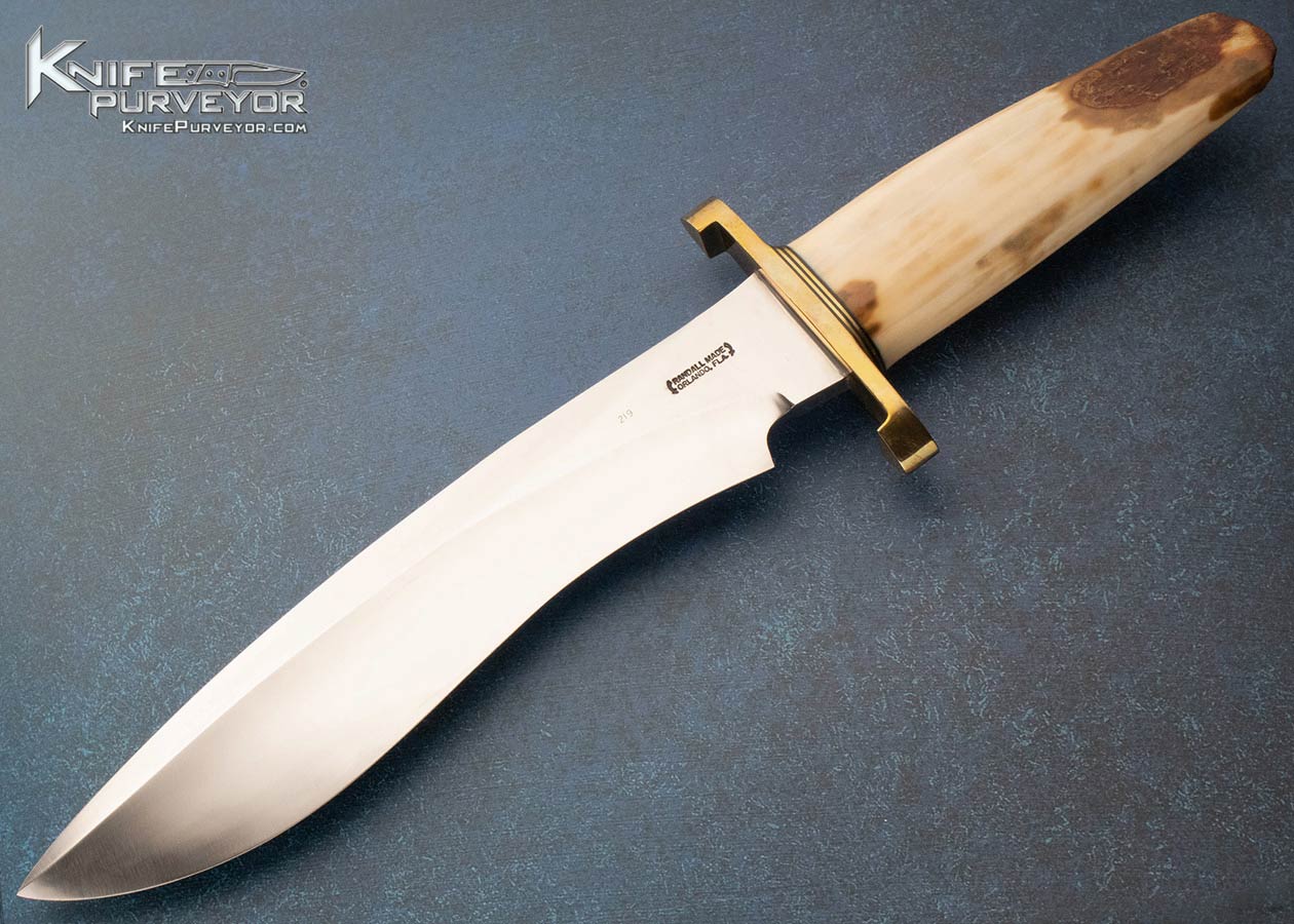 Randall Custom Knife Fossilized Walrus Model 11 "Large Sasquatch" 15494