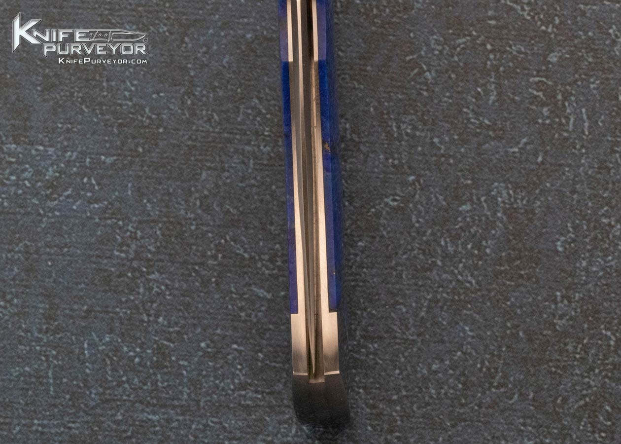 Scott Sawby Custom Knife Lapis Lazuli "Killdeer" Self Lock 15445