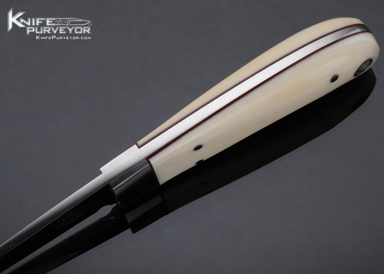 Tom Mayo Custom Knife Fixed Blade with Sheath - Image 4