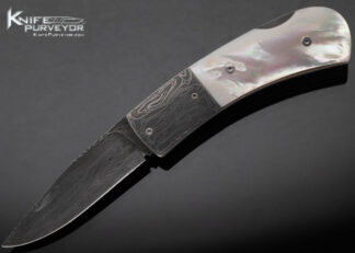 Tommy Lee Custom Knife Mother of Pearl Lockback 15415