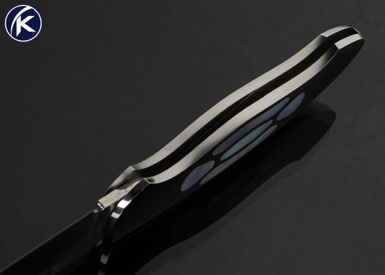 Warren Osborne Custom Knife Multi-Pearl Interframe Lever Lock - Image 5