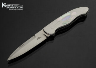 Warren Osborne Custom Knife Multi-Pearl Interframe Lever Lock 12869