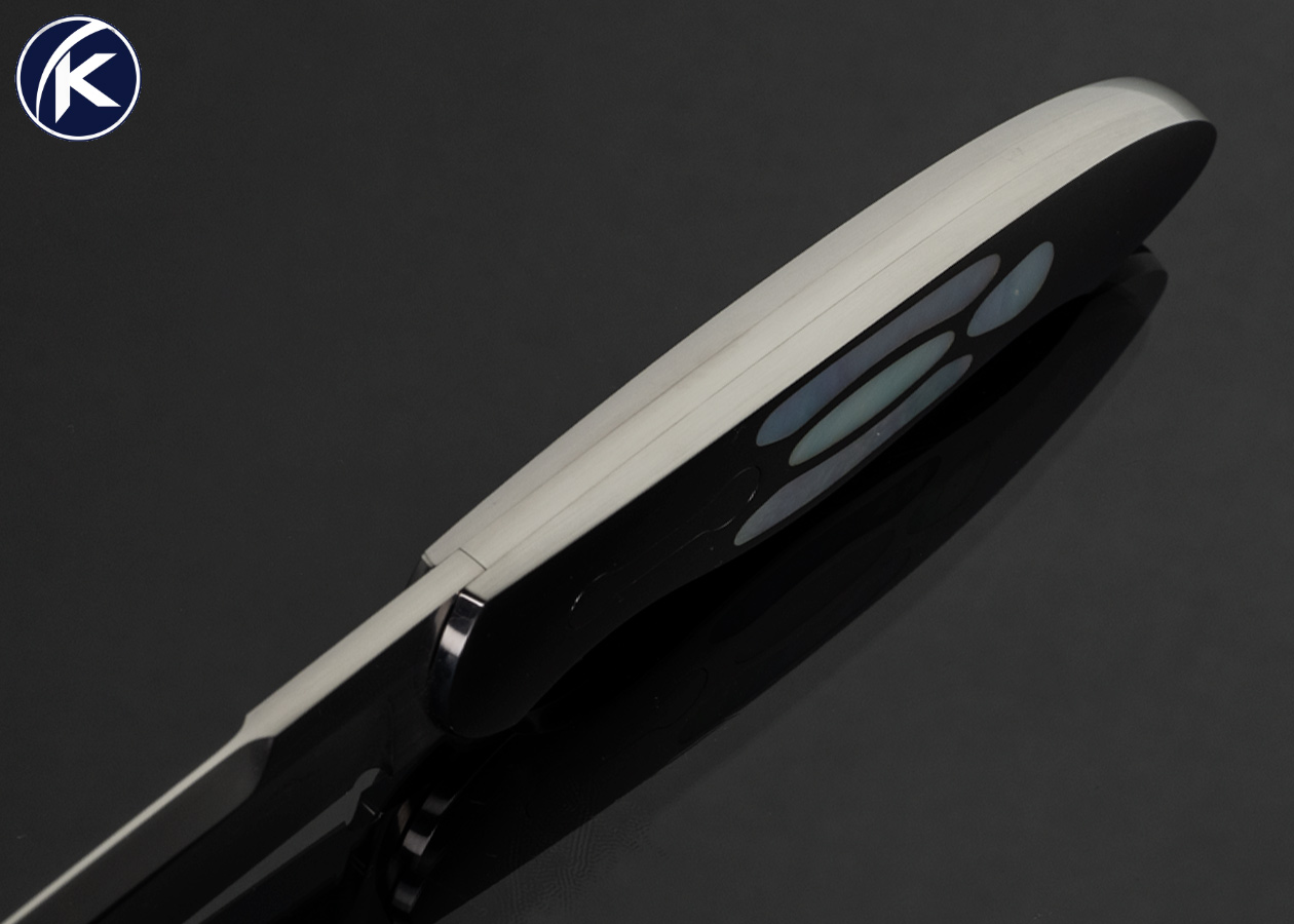 Warren Osborne Custom Knife Multi-Pearl Interframe Lever Lock - Image 4