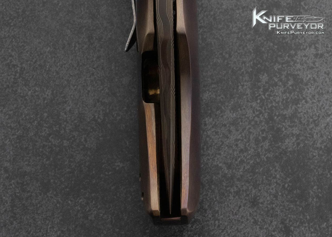 Darrel-Ralph-Custom-Knife-Damascus-and-Timascus-Framelock-Flipper-Prototype-