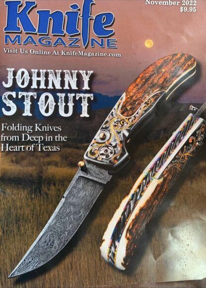 Johnny Stout Custom Knife Outer Bark Mammoth Double Action