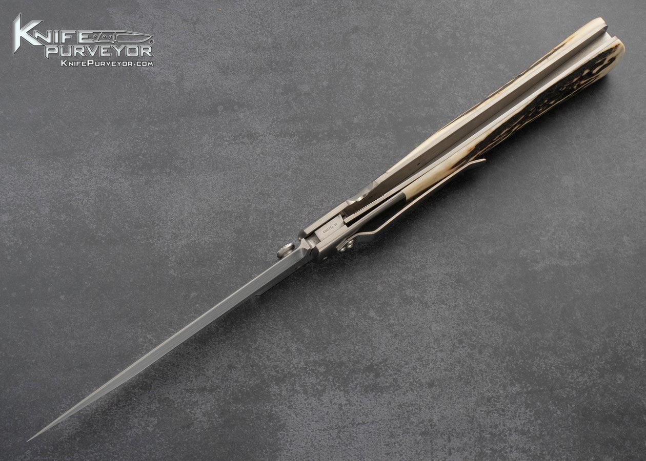 Jeff-Chafee-Custom-Knife-Titanium-and-Stag-Linerlock-