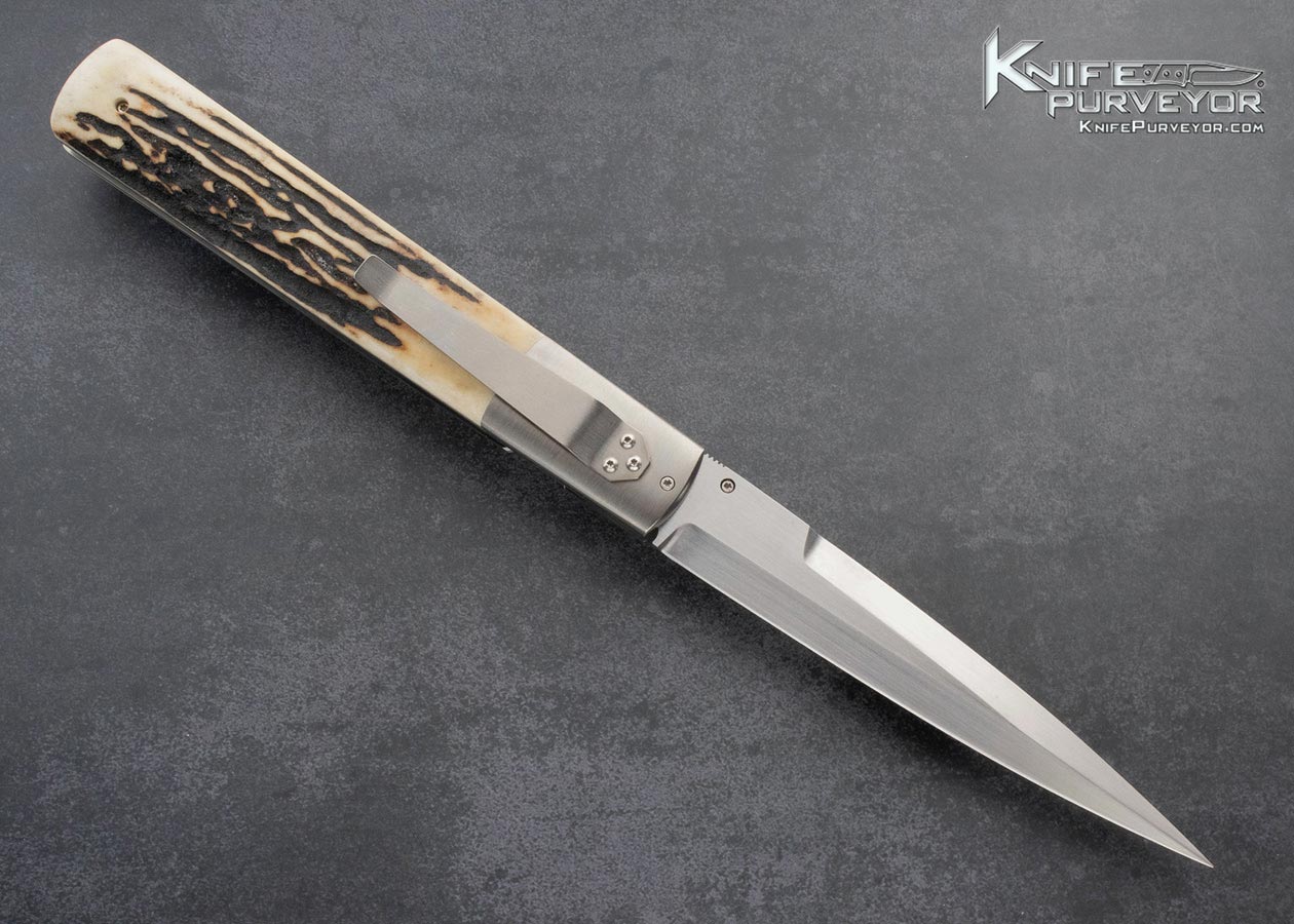 Jeff-Chafee-Custom-Knife-Titanium-and-Stag-Linerlock-