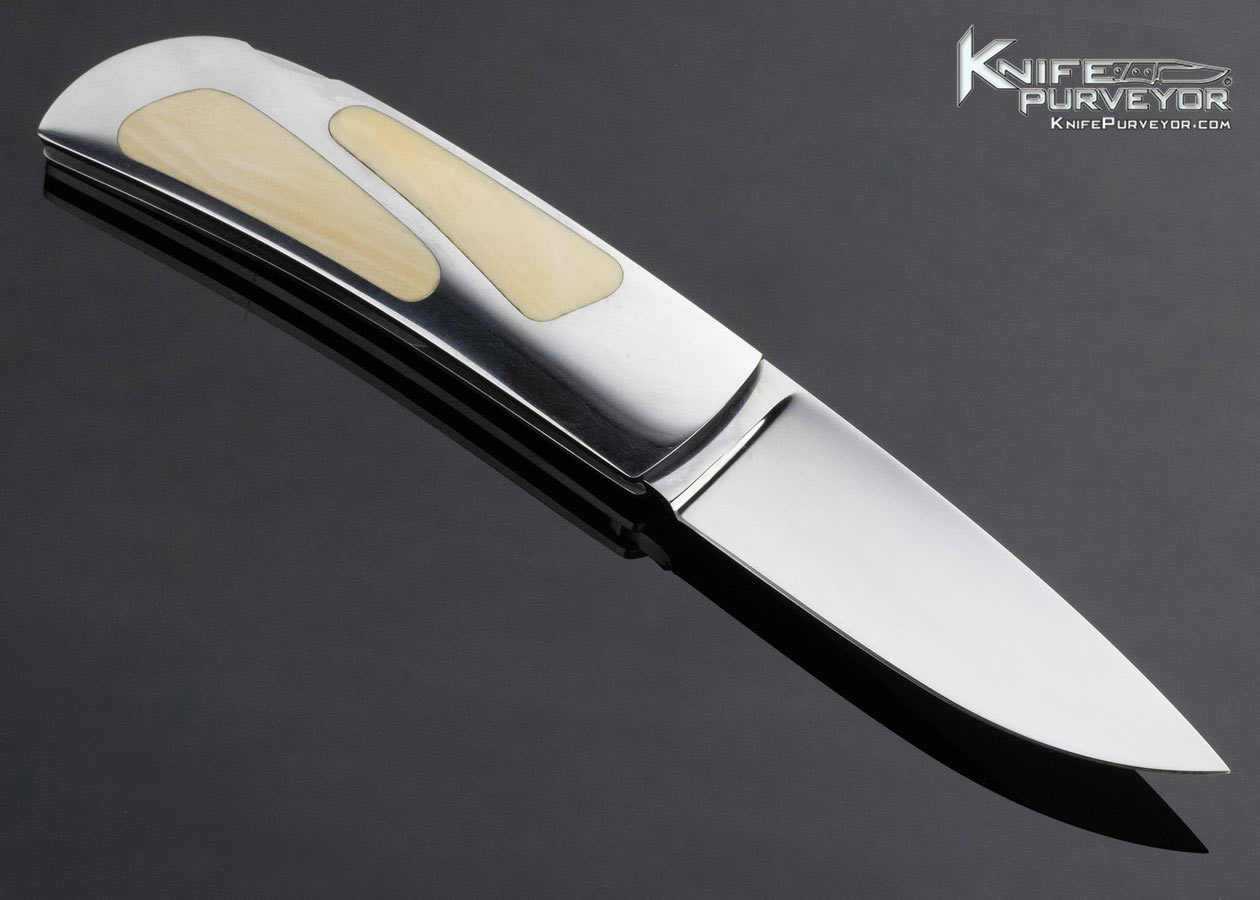 John Le Blanc Custom Knife Interframe Mammoth Interframe Lockback 14132
