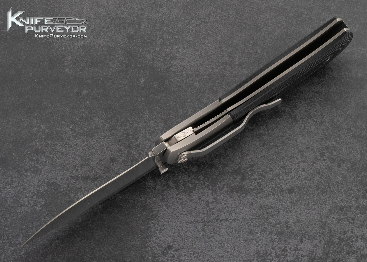 John-W.-Smith-Custom-Knife-G-10-and-Titanium-Linerlock-