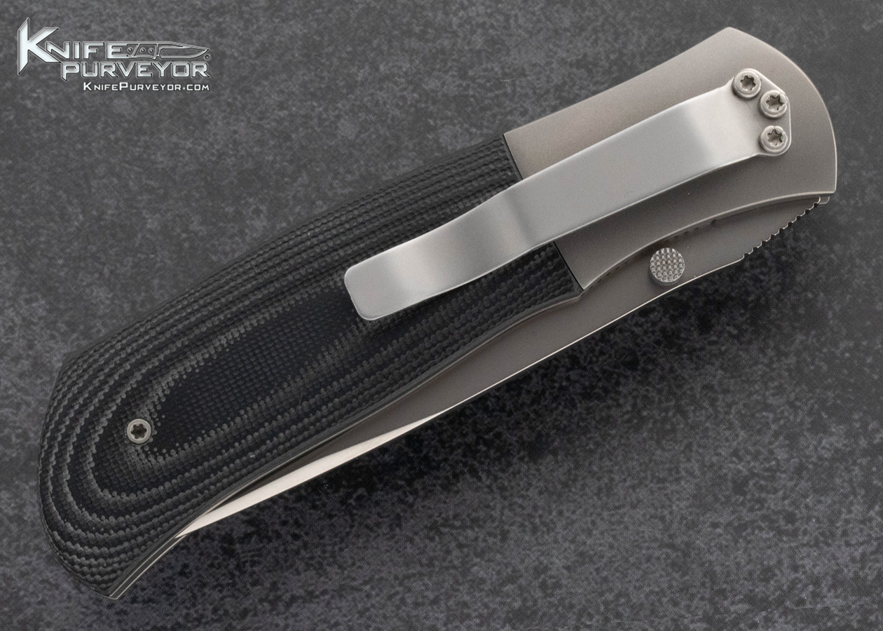 John-W.-Smith-Custom-Knife-G-10-and-Titanium-Linerlock-