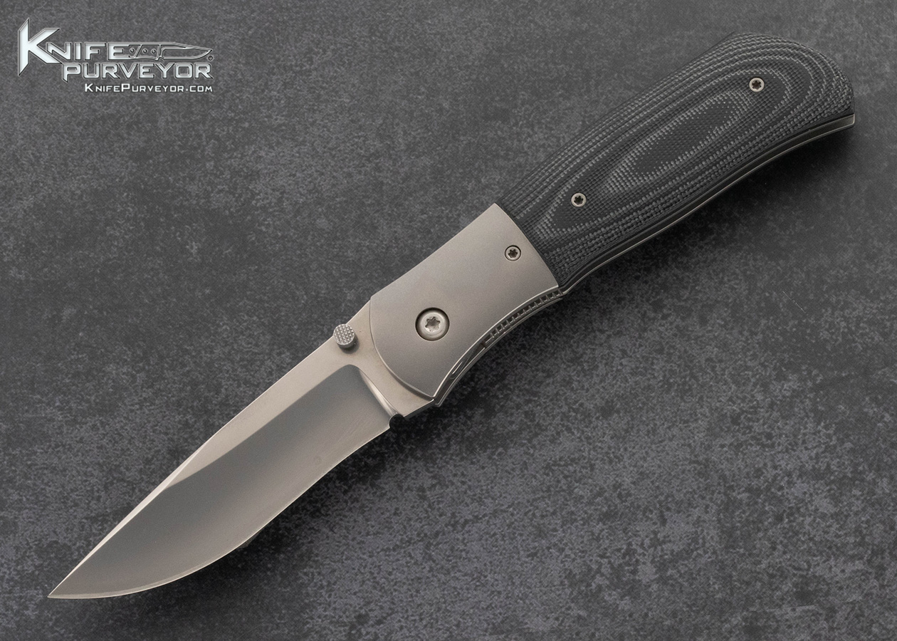 John-W.-Smith-Custom-Knife-G-10-and-Titanium-Linerlock-