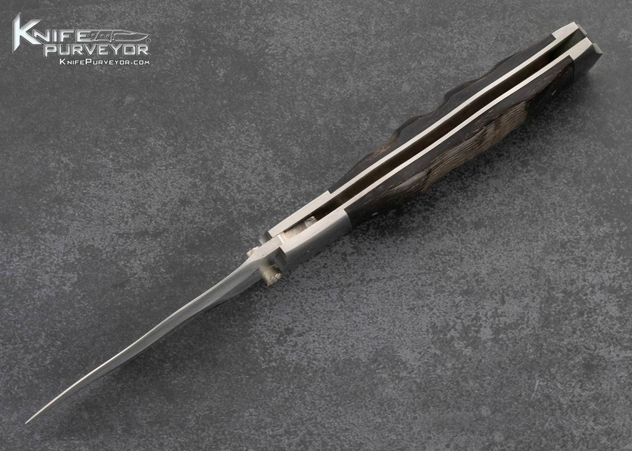 Mel-Pardue-Custom-Knife-Kris-Blade-Horn-Lockback-