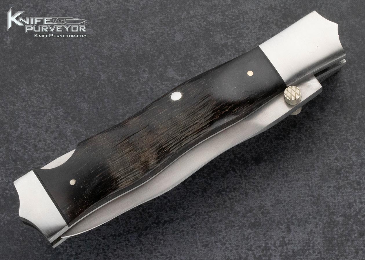 Mel-Pardue-Custom-Knife-Kris-Blade-Horn-Lockback-
