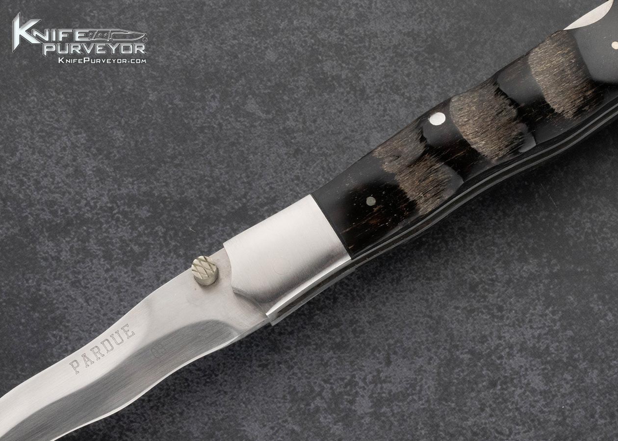 Mel-Pardue-Custom-Knife-Kris-Blade-Horn-Lockback-